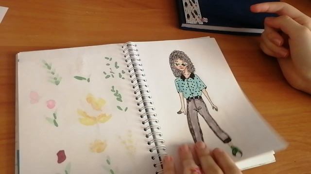 ?Обзор на скетчбук ?/Трейды. Мои персы ✨ смотреть онлайн