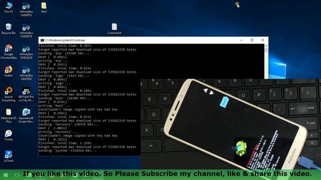 How to Flash by Fast-boot Mode Motorola E5 Plus смотреть онлайн