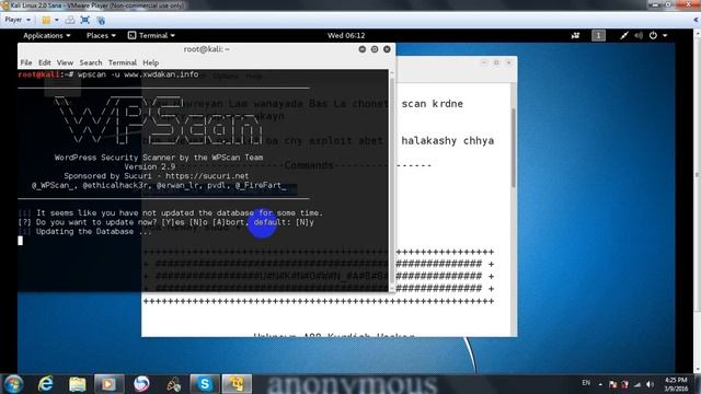 How to Scan Script Wordpress wpscan-Kali смотреть онлайн