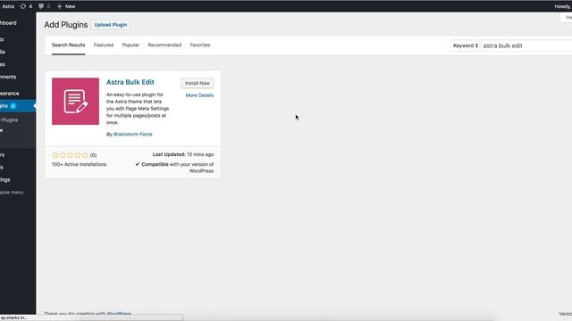 Astra Bulk Edit: A Plugin to Edit Astra Meta Settings on Multiple Pages at Once смотреть онлайн