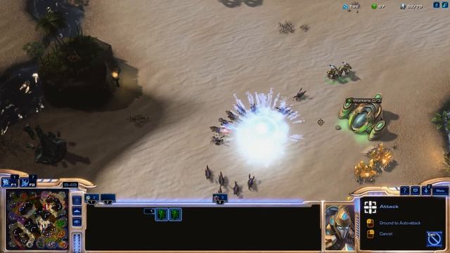 StarCraft II - GamePlay 4v4 Toss Player смотреть онлайн