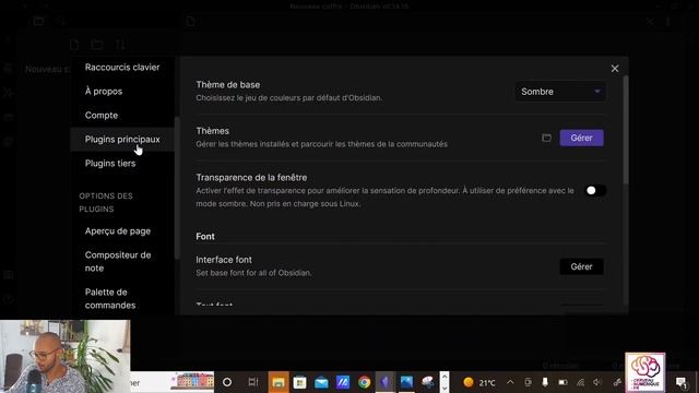 Tutoriel Obsidian #2 Paramétrer le logiciel pour bien débuter смотреть онлайн