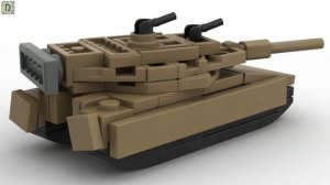 Мини танк Merkava Mk4 из Лего // Mini tank Merkava Mk4 from Lego