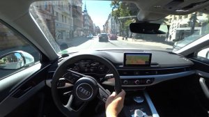 Audi A4 B9 1.4 TFSI S-tronic 150 HP 4K _Test Drive Review///Ауди А4 Б9 ТЕСТ ДРАЙВ ИНТЕРЬЕР экстерье
