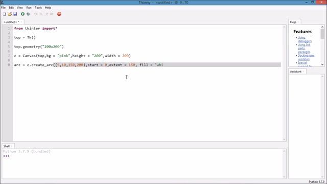 Python Tkinter Tutorial 4 - Tkinter canvas | THE KINGS OF CODING смотреть онлайн