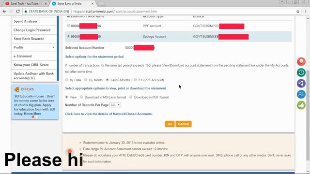 How to Download SBI Account Statement online | SBI account statement kaise dekhe смотреть онлайн