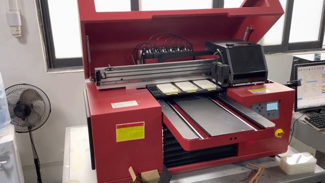Uv DTF Printer Dual Heads Varnish Glossy Ink Printing смотреть онлайн