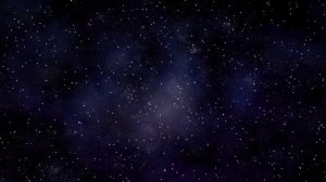 Футаж HD. Фон - звездное небо, движение вперед