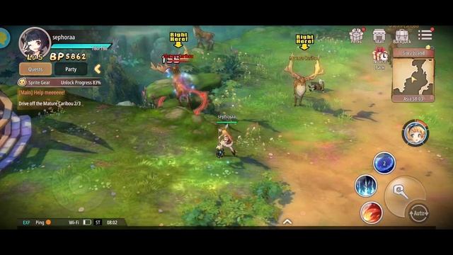 Sprite Fantasia - MMORPG Openworld for (iOS, Android) Gameplay Walkthrough Part #2 смотреть онлайн