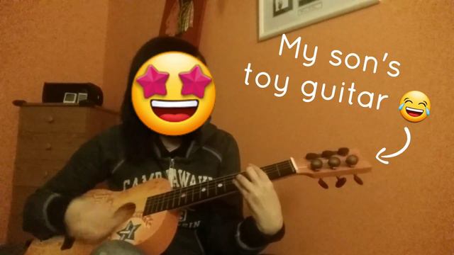 Gangsta's Paradise acoustic cover on toy guitar @officialcoolio #gangstasparadise #acousticcover смотреть онлайн
