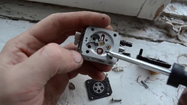 Разборка и изучение карбюратора триммера stihl fs 38/45/55 смотреть онлайн