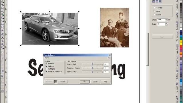 Sepia Toning A Picture In CorelDraw