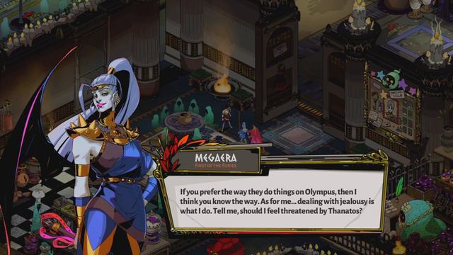 Zagreus tells Megaera about him and Thanatos - Hades смотреть онлайн