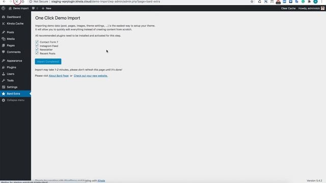 OLD: Bard Free Wordpress Blog Theme - Demo Content Import (Autoimport with Plugin) смотреть онлайн