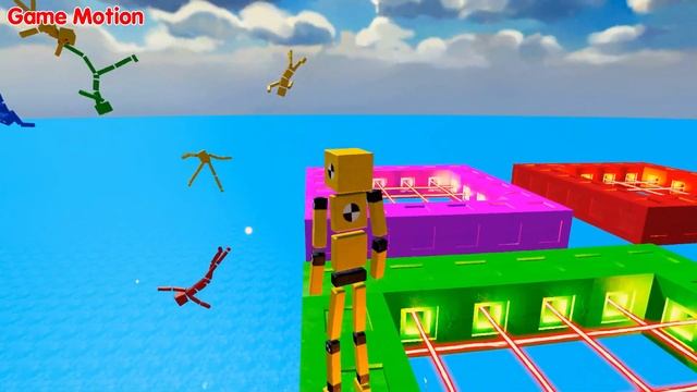 Ragdoll World / Ragdolls Falling into Laser Traps vol. 21 смотреть онлайн