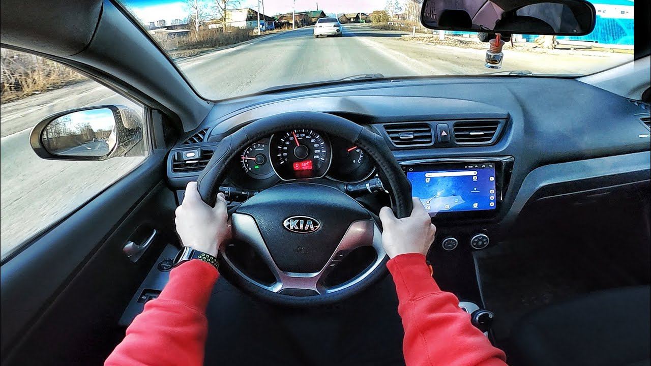 2015 KIA Rio 1.4 AT - POV TEST DRIVE смотреть онлайн
