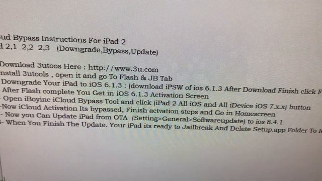 Ipad2 Icloud Lock Bypass