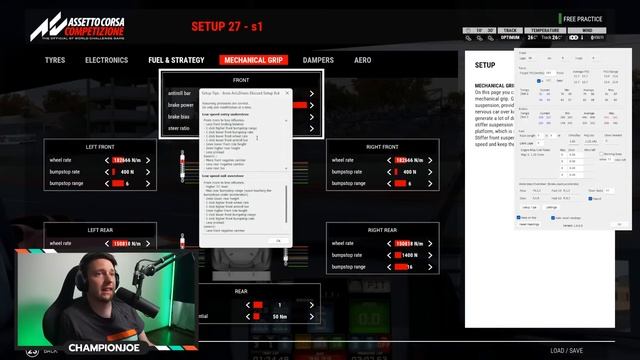 This RACE ENGINEER APP helps you Build Setups in ACC! смотреть онлайн