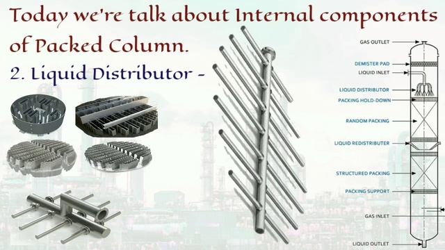 Distillation Column Internal Parts | Packed Column Parts | डिस्टिलेशन काॅलम इंटरनल पार्ट्स | смотреть онлайн