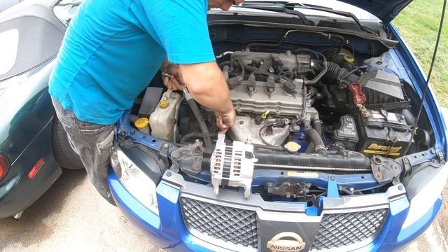 315K MILE NISSAN SENTRA ORIGINAL ALTERNATOR FAILURE & REPLACEMENT смотреть онлайн