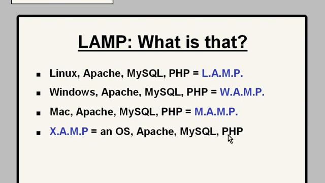 PHP :1.3 Getting Started: Software needed смотреть онлайн
