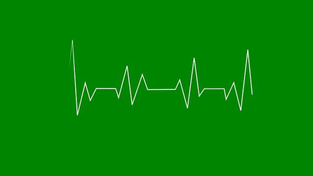 Heartbeat Monitor Green Screen Loop смотреть онлайн