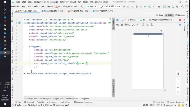 How to create fragment in Android. смотреть онлайн