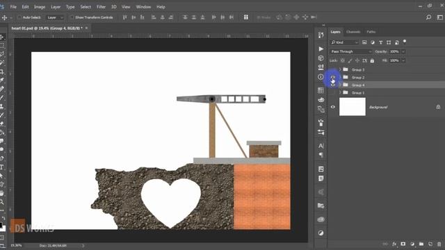 PHOTOSHOP ||THE HEART || MANIPULATION MATTE PAINTING FULL TUTORIAL #ds_works смотреть онлайн