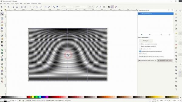 How to create gradient wave lines in Inkscape