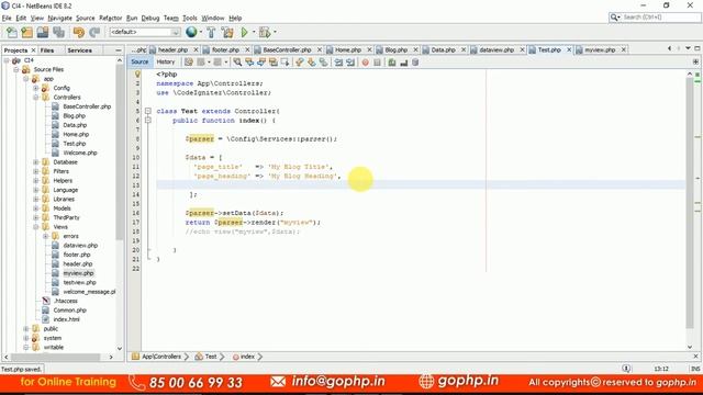 #13 View Parser class in CodeIgniter 4 смотреть онлайн