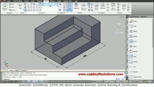 AutoCAD 3D Dimensioning Tutorial | Dimension 3D in AutoCAD 2010 смотреть онлайн