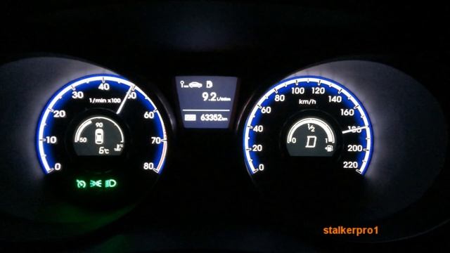 Hyundai Ix35 2.0 Cvvt 0-190km/h Acceleration / разгон