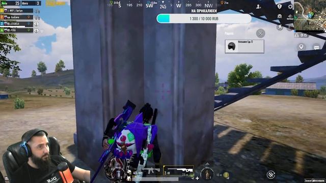 ИГРАЕМ В PUBG MOBILE!!!ЗАЕЗЖАЕМ НА СКВАДЫ ЛОМАЕМ ГОЛОВЫ))) смотреть онлайн