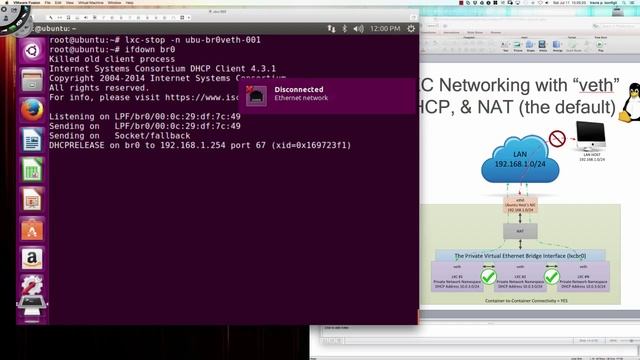 Linux Containers (LXC) Networking Deep Dive - Video 003a - LXC veth Adapters w/Bridge Int. (br0) смотреть онлайн