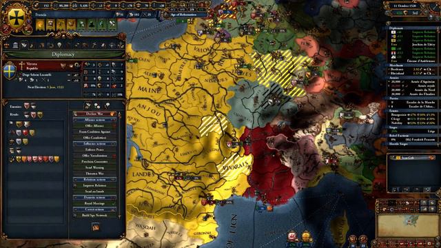 Let's Play Europa Universalis IV Ante Bellum Francia For Victory Part 15 смотреть онлайн
