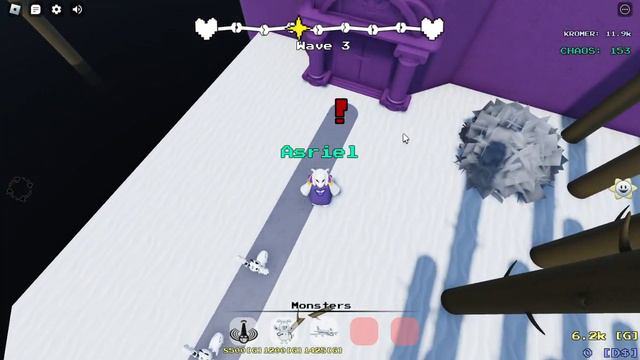 Undertale Tower Defense Genocide Snowdin with only air смотреть онлайн