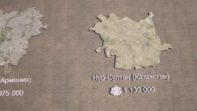 Сравнение размеров столиц СНГ смотреть онлайн