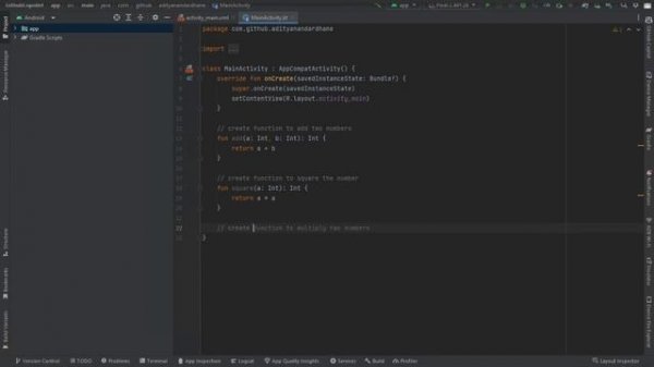 GitHub Copilot in Android Studio