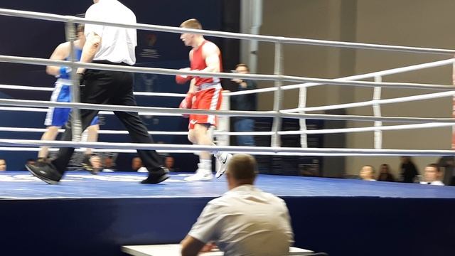 1/2 финала! 92 кг. Павлов (КМС) & Ясычкеуо [КМС] [Бокс! Чемпионат СПБ 2022] смотреть онлайн