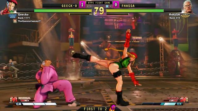 SFV 🥊 Geeck-O (CAMMY) VS Fhassa (URIEN) 🥊 スト5 🥊 SF5 🥊 Street Fighter 5 смотреть онлайн