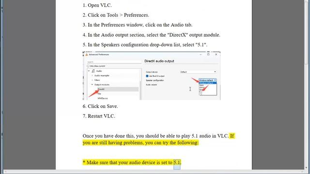 How to play 5.1 audio in VLC on Windows PC? смотреть онлайн