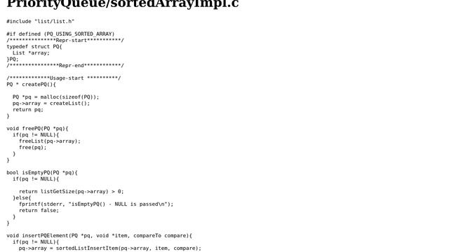 Code Review: Priority queue implementation using unsorted and sorted array смотреть онлайн