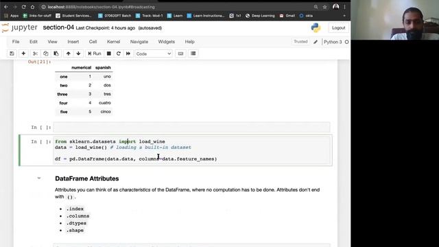 Section 04: Python Libraries - Numpy & Pandas смотреть онлайн