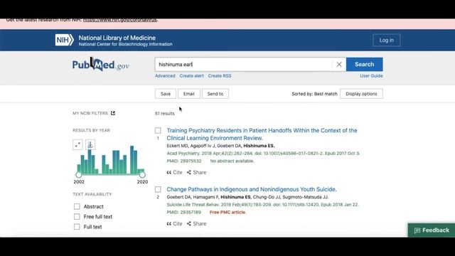 PubMed Author Search смотреть онлайн