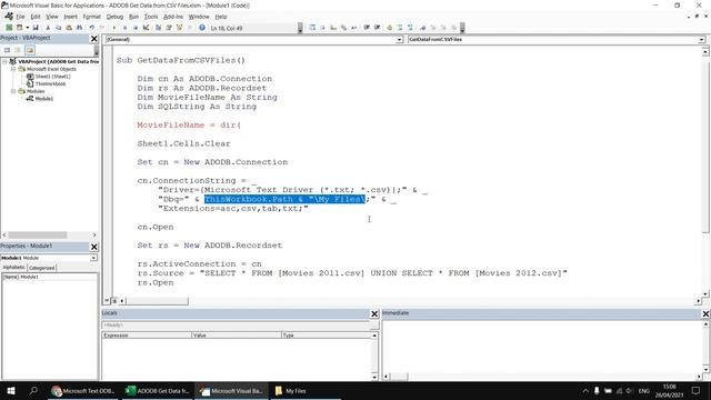 Wise Owl Answers - How do I get data from a CSV file using ActiveX Data Objects? смотреть онлайн