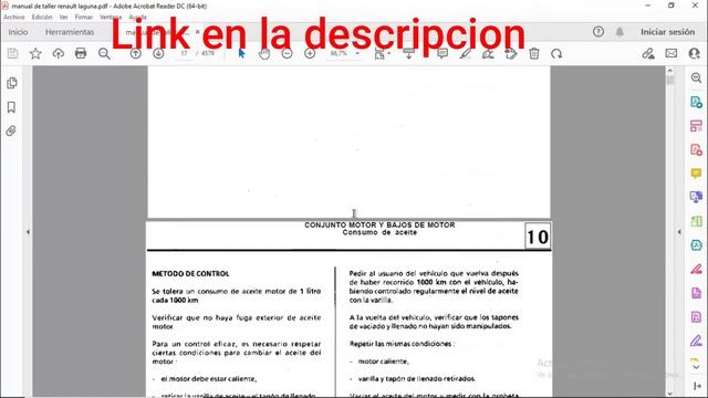 Manual de taller Renault Laguna смотреть онлайн