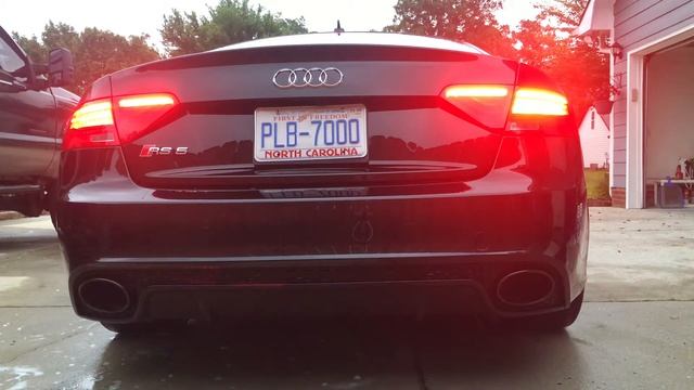 2015 Audi RS5 Custom H-pipe & Resonator Delete Startup & Idle! смотреть онлайн