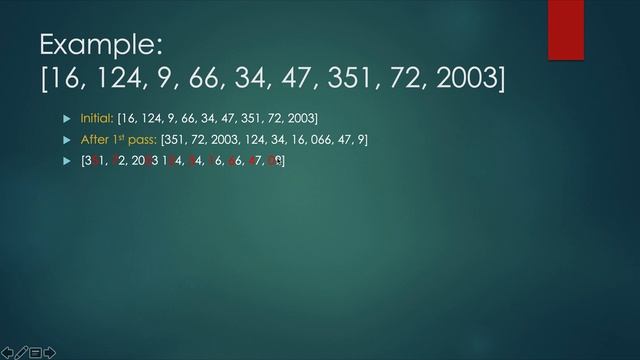 Radix Sort смотреть онлайн