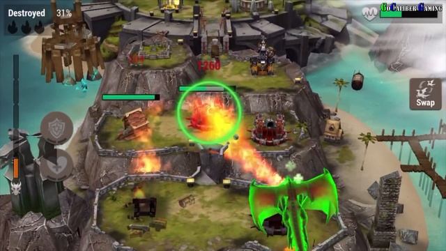War Dragons By Pocket Gems iOS Walkthrough - Part 2 - New Dragon Discovered смотреть онлайн