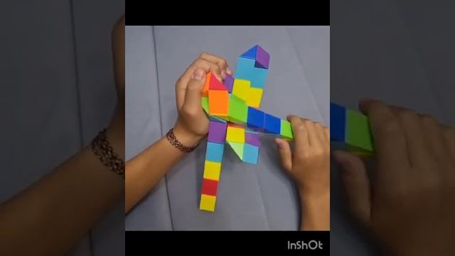 Танк из змейки Рубика 108 элементов